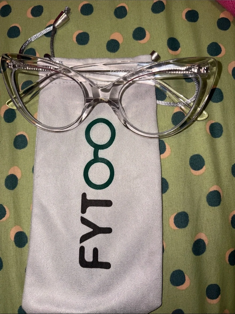 Clear Cat-Eye Blue Light Glasses - Transparent
